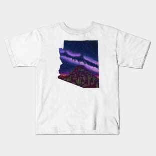 Arizona Milky Way Desert Kids T-Shirt